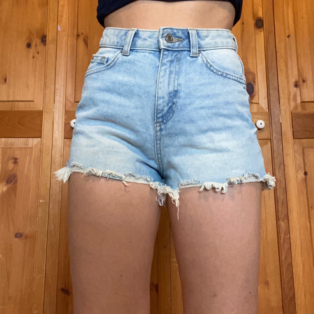Primark Light Wash Denim Shorts